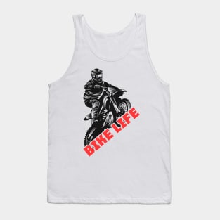 Life Behind Bars Motorcycle Rider Tee Shirt Gift Tank Top